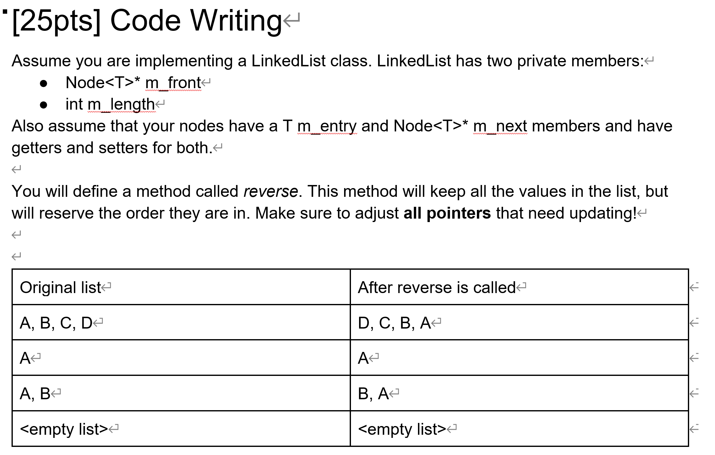 Solved Code in c++ template void