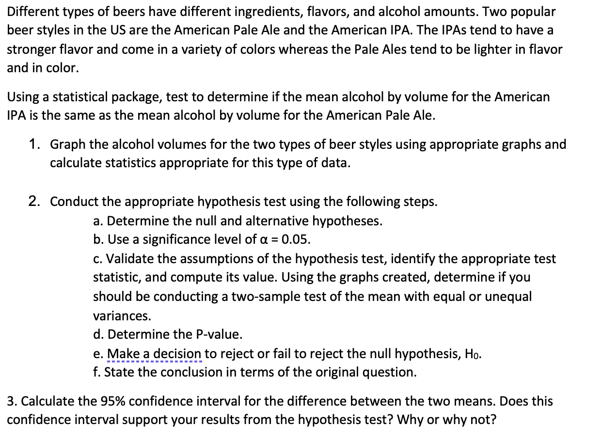 different-types-of-beers-have-different-ingredients-chegg