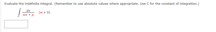 Solved Evaluate the indefinite integral. (Remember to use | Chegg.com