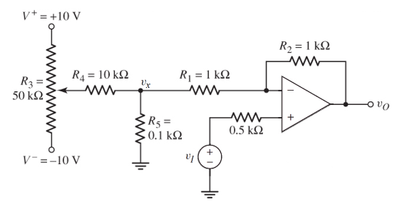 Solved The following non-inverting amplifier has an offset | Chegg.com