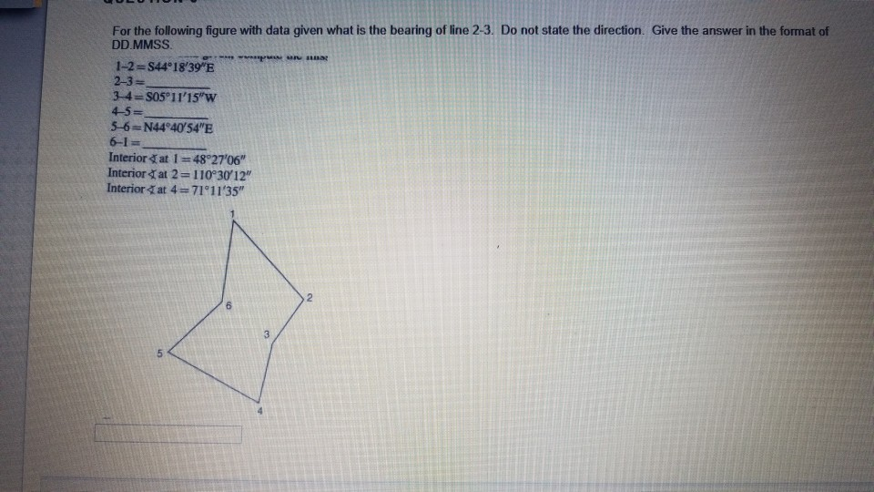 Solved For the following figure with data given what is the | Chegg.com