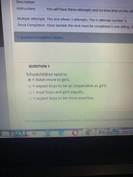 Solved Description Instructions You will have three attempts | Chegg.com