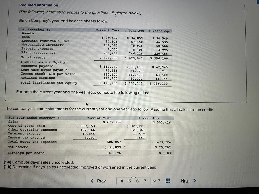 Solved Required information [The following information | Chegg.com