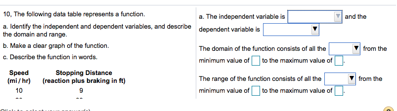 Solved And The A The Independent Variable Is Dependent V Chegg Com