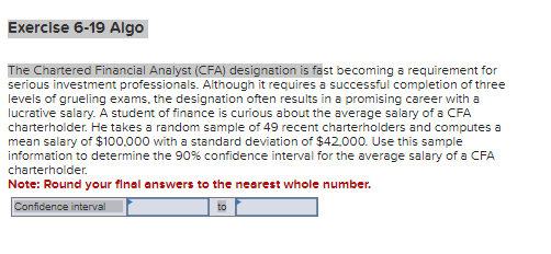 Solved The Chartered Financial Analyst (CFA) designation is | Chegg.com