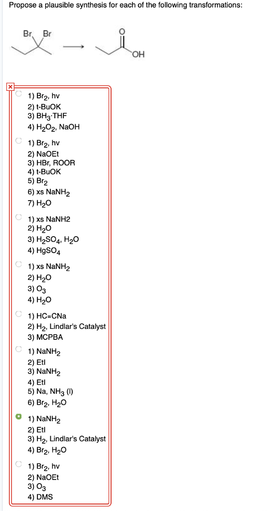 Solved Propose a plausible synthesis for each of the | Chegg.com