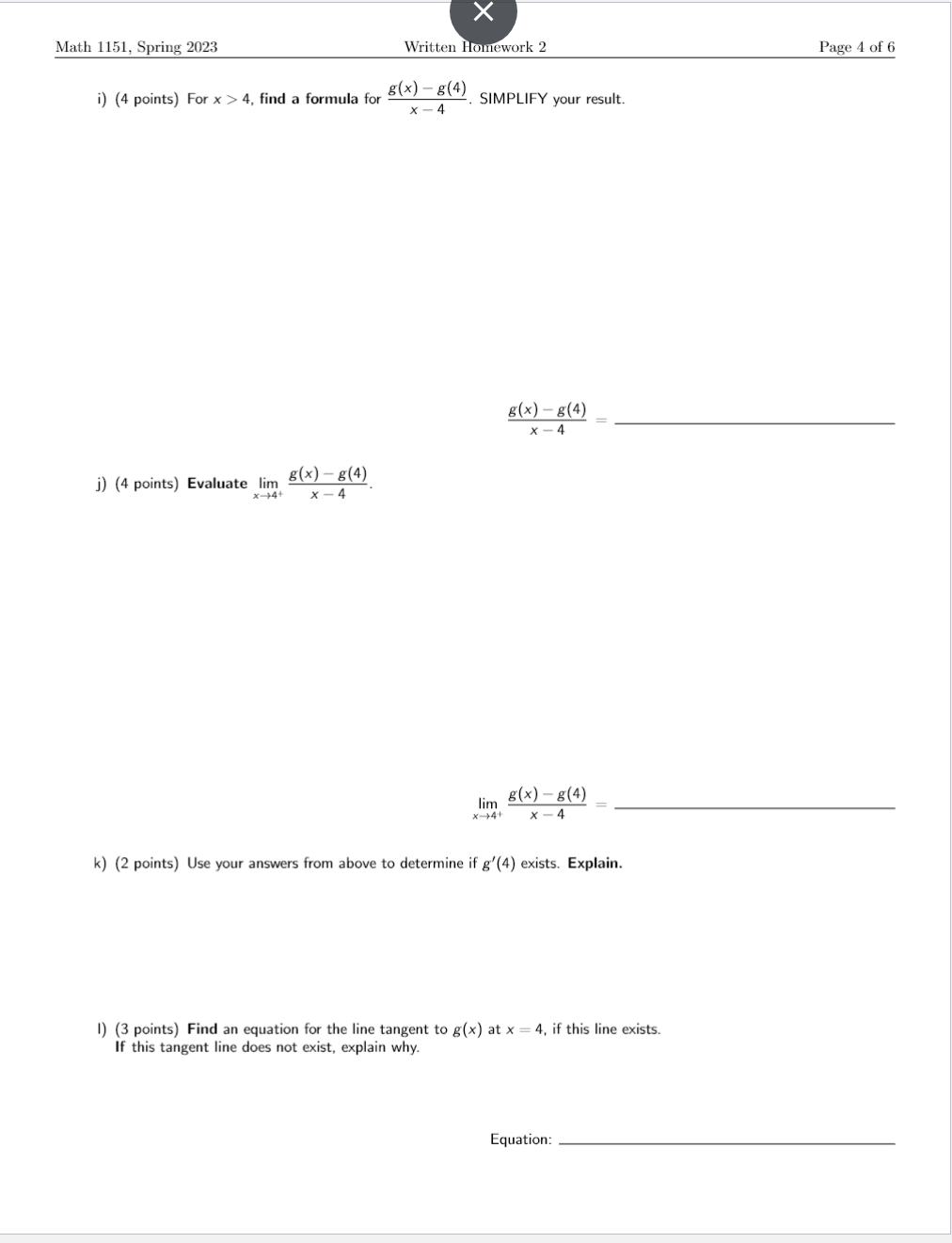 Solved Problem 1: Finding Secant And Tangent Lines (36 | Chegg.com