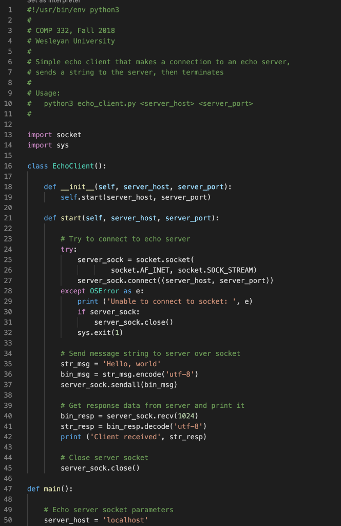 Solved Socket programming (30 points). The goal of this | Chegg.com