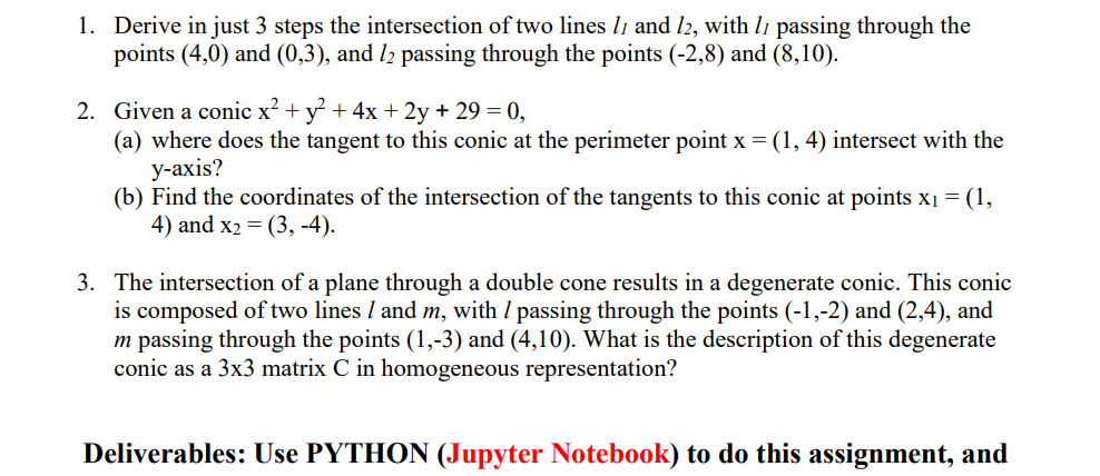 Solved 1. Derive in just 3 steps the intersection of two | Chegg.com