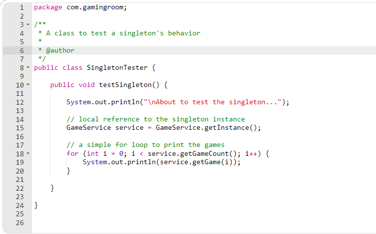 I need help implementing the Software Design Pattern | Chegg.com