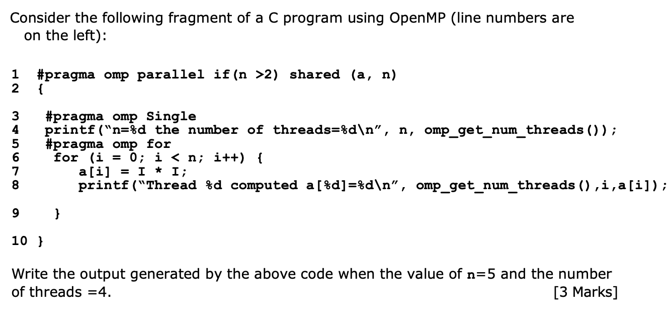 Solved Consider the following fragment of a C program using | Chegg.com