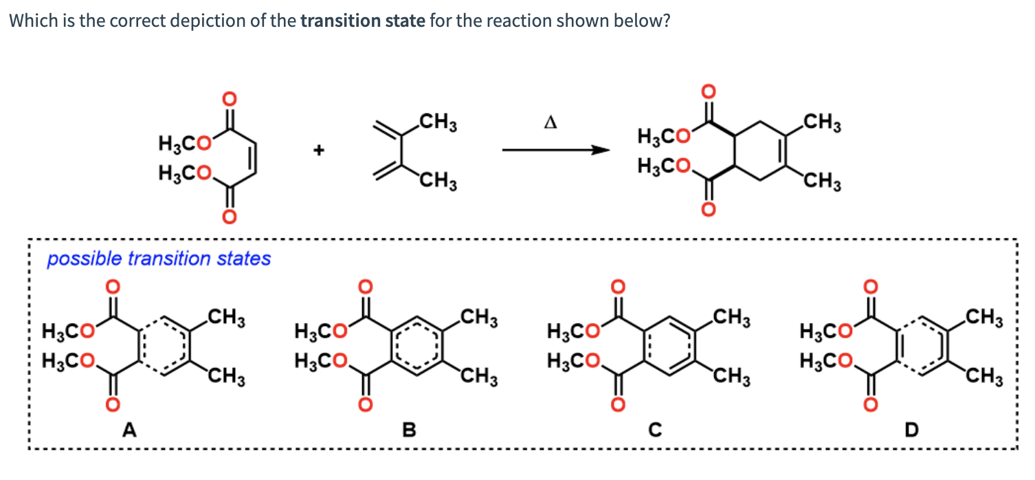 Solved Which is the correct depiction of the transition | Chegg.com