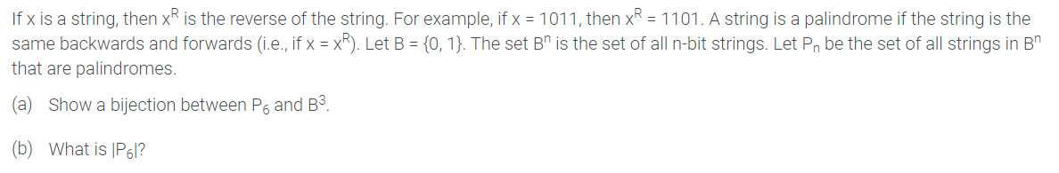 Solved If x is a string, then XR is the reverse of the | Chegg.com