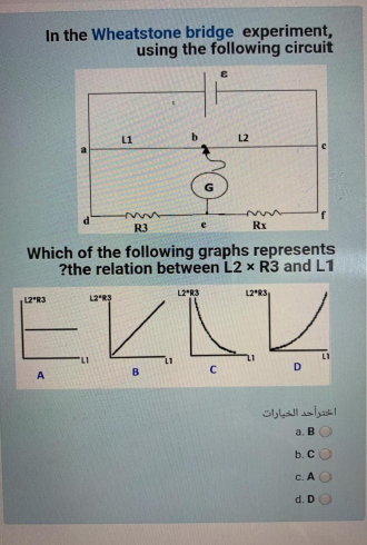 Solved In the Wheatstone bridge experiment, using the | Chegg.com