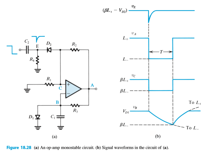 Solved Find the voltage in A,B,C and E for the opamp