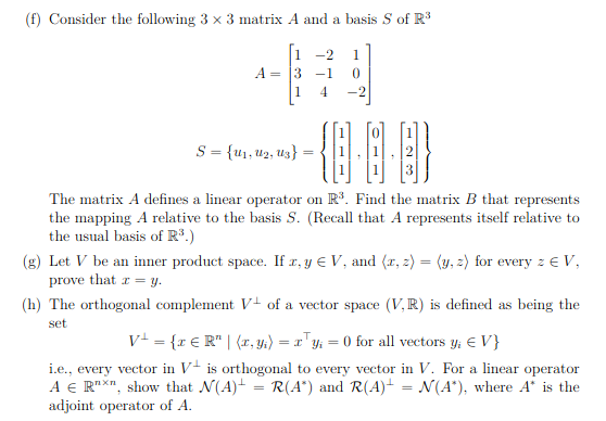 Solved E 5 Points Each Suppose A∈cn×n Has All Its