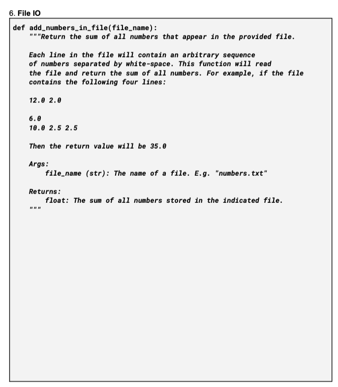 Solved 5. Developing Unit Tests Complete the following test
