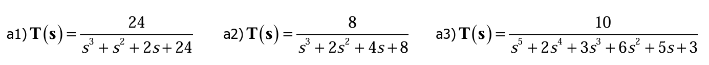 Solved A)Examine The Stability Of The Closed-loop Systems | Chegg.com