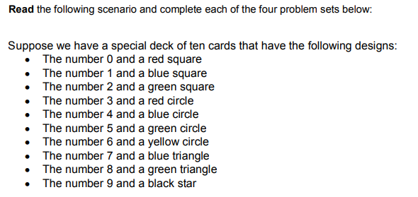 Solved Read The Following Scenario And Complete Each Of The | Chegg.com