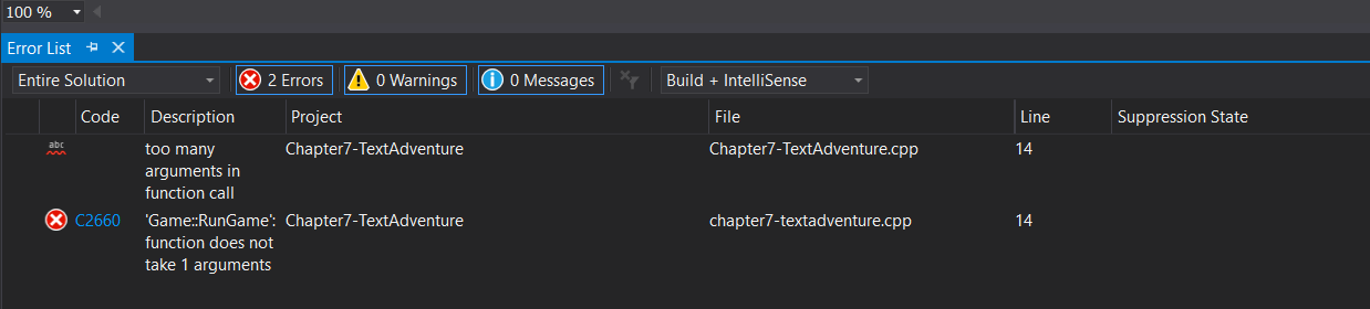 Solved I am having trouble with an error I am getting from | Chegg.com