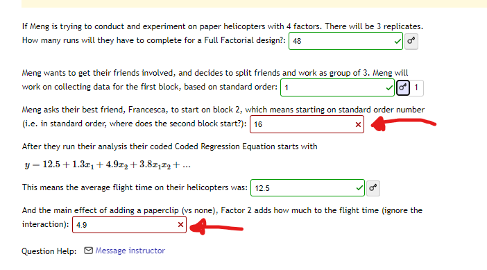 Solved Please correct the questions marked with the red | Chegg.com