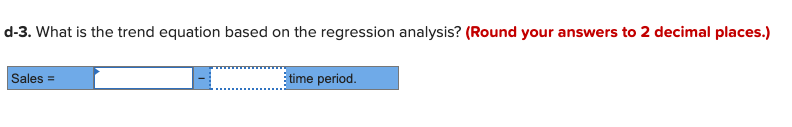 Solved Using the time series data in the table, respond to | Chegg.com