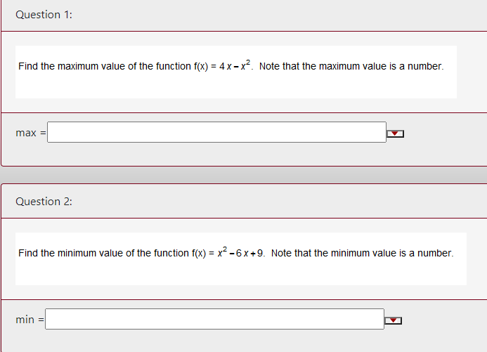 the maximum value of the function f(x)