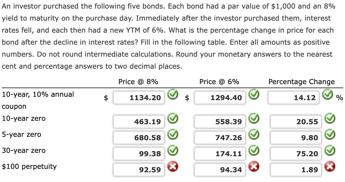 Solved An Investor Purchased The Following Five Bonds. Each | Chegg.com