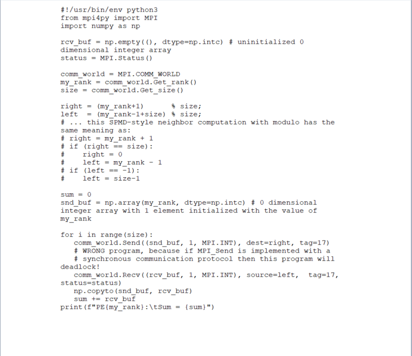 Solved A. Modify ring.py to correctly implement a ring-based | Chegg.com