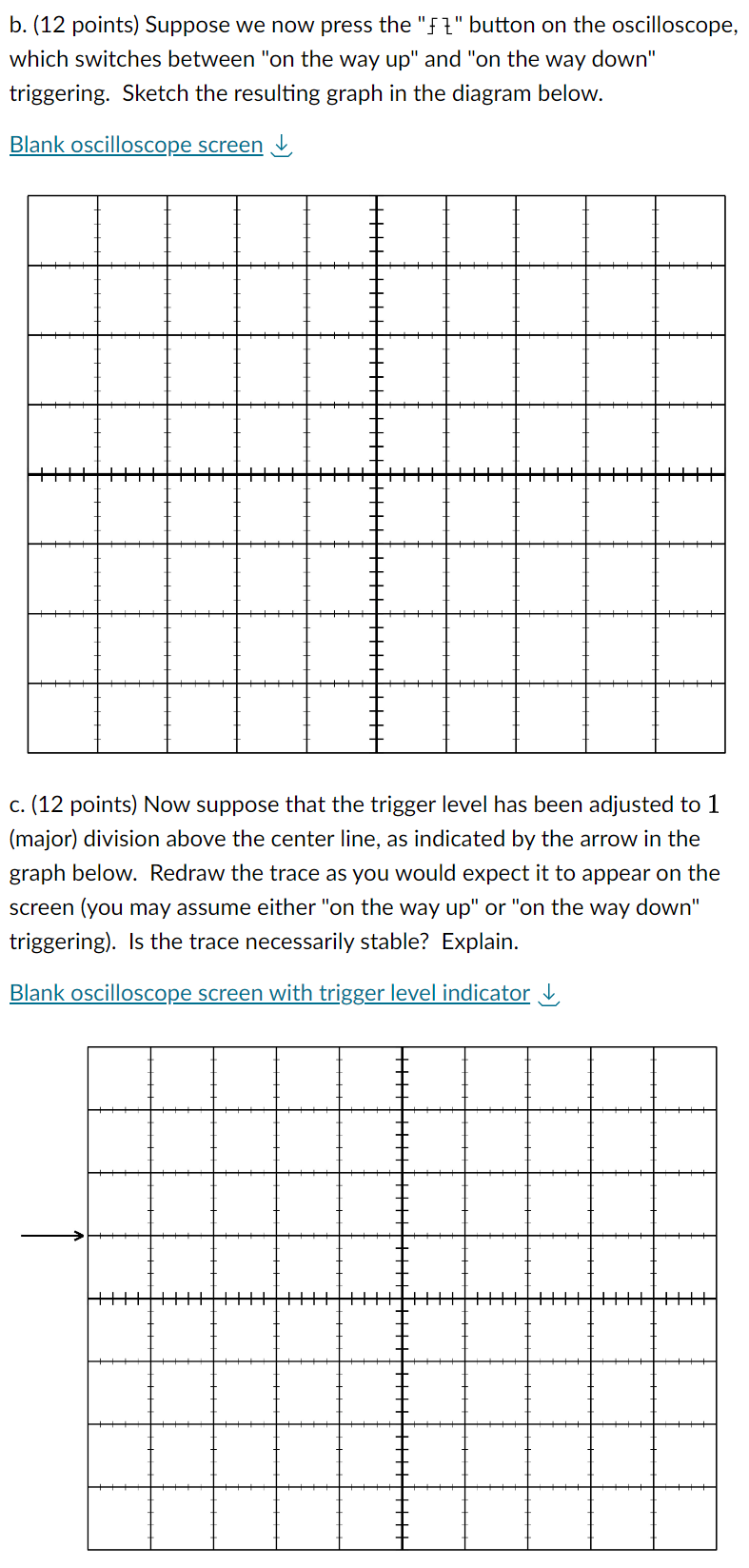 Solved Note: You will be asked to sketch a number of graphs | Chegg.com