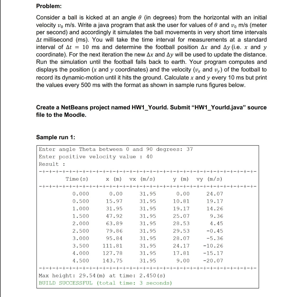Solved components in the x and y directions. The initial | Chegg.com