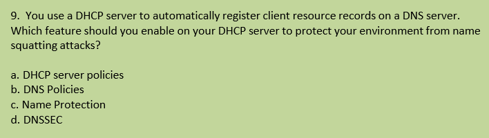 Solved 9. You use a DHCP server to automatically register | Chegg.com