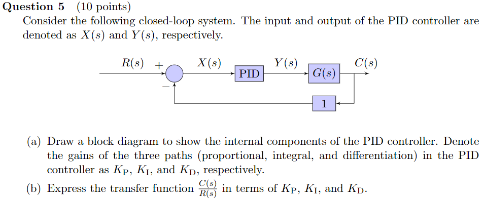 Solved Question 5 (10 points) Consider the following | Chegg.com