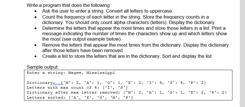 Solved Write a program that does the following: • Ask the | Chegg.com