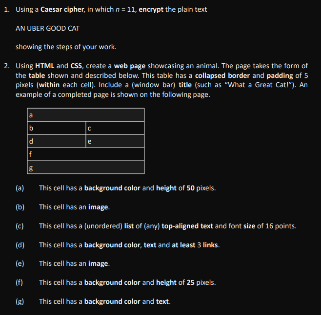 Solved 1. Using A Caesar Cipher, In Which N=11, Encrypt The | Chegg.com