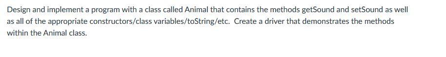 Solved Design and implement a program with a class called | Chegg.com