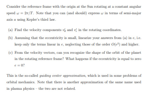 Solved Problem 4. [Guiding center approximation.] Consider a | Chegg.com