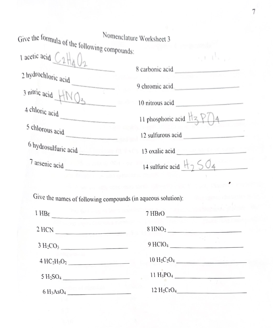 give the formula of the following compounds: Give | Chegg.com