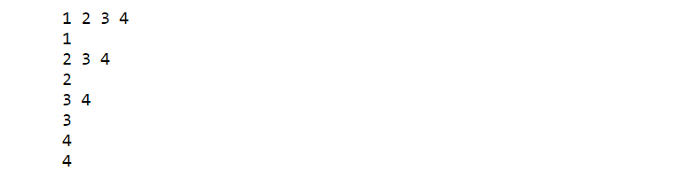 Solved 1 2 3 4 1 2 3 4 2 3 4 3 4 4 | Chegg.com