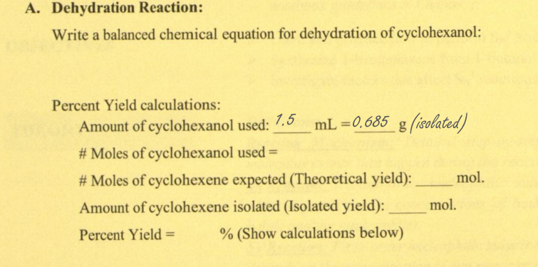 chemical equation balancer dehydrates
