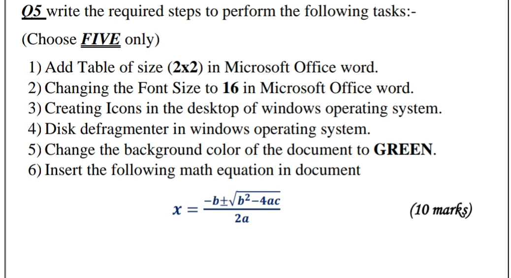 microsoft word equation text size