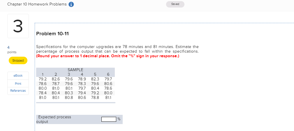 Solved Chapter 10 Homework Problems A Saved Problem 10-11 | Chegg.com