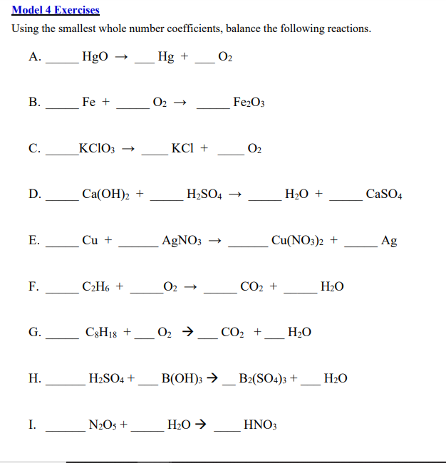 Solved Model 4 Exercises Using the smallest whole number | Chegg.com