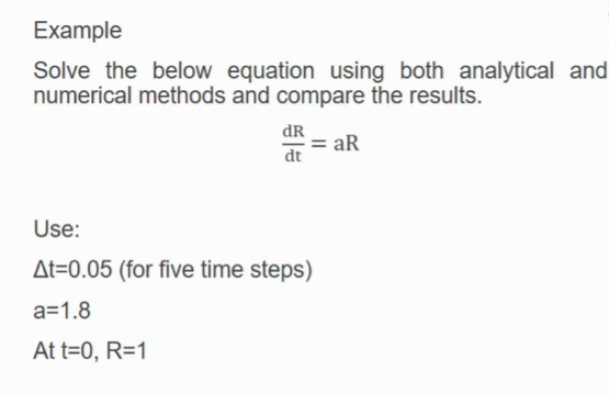 Solved Example Solve the below equation using both | Chegg.com