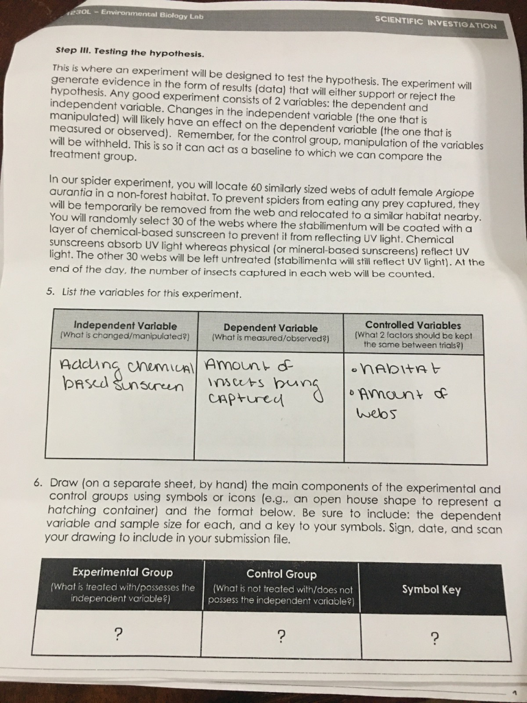 bio sol review 2 experiments answers