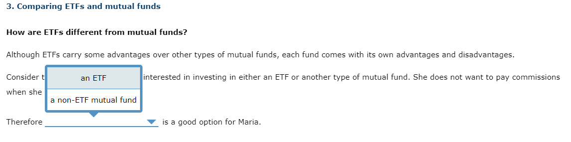 Solved 3. Comparing ETFs And Mutual Funds How Are ETFs | Chegg.com