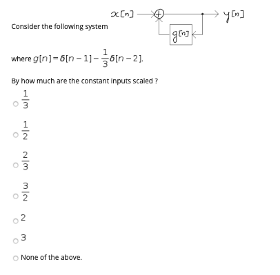 Solved [n] Consider the following system yen] ganak where | Chegg.com