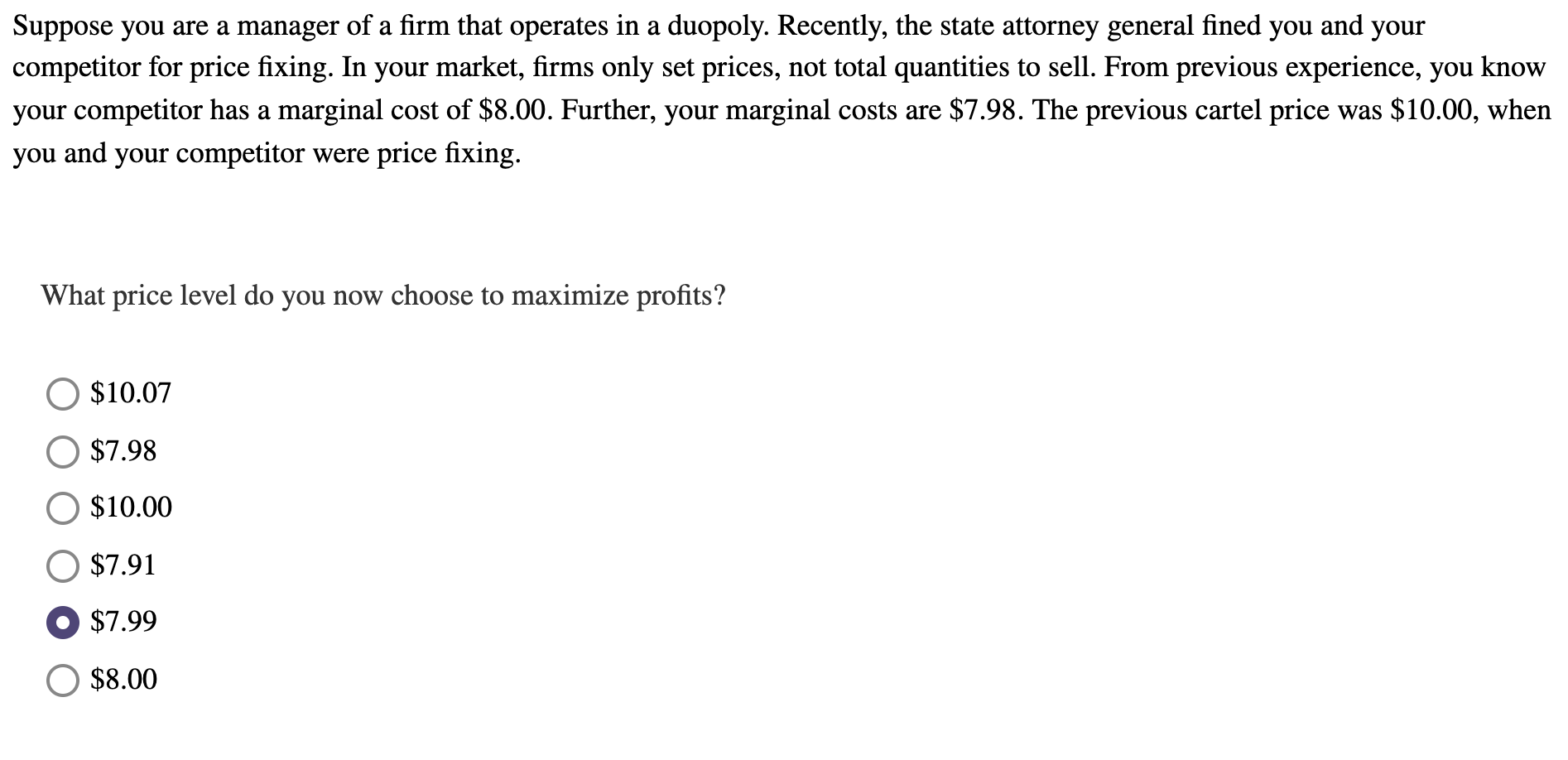 Solved Suppose you are a manager of a firm that operates in