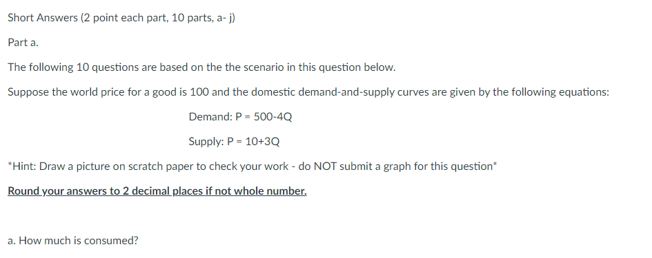 Solved Question #4: Two-Part Pricing [10 Points] In recent