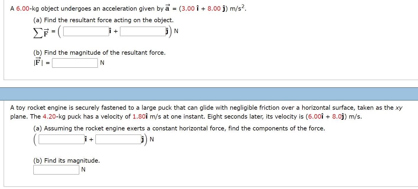 3 00 I 8 00 ſ M S2 A 6 00 Kg Object Undergoes An Chegg Com